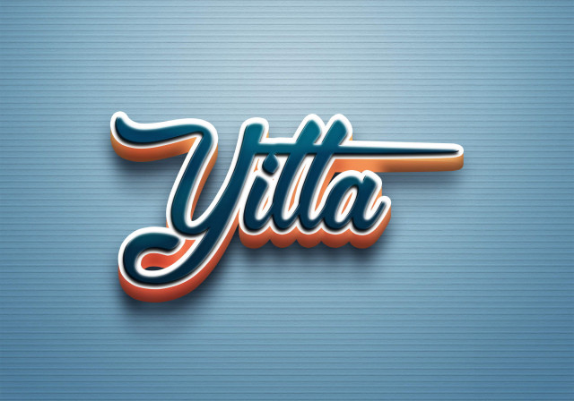 Free photo of Cursive Name DP: Yitta