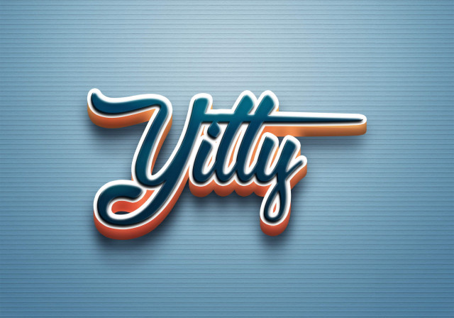 Free photo of Cursive Name DP: Yitty