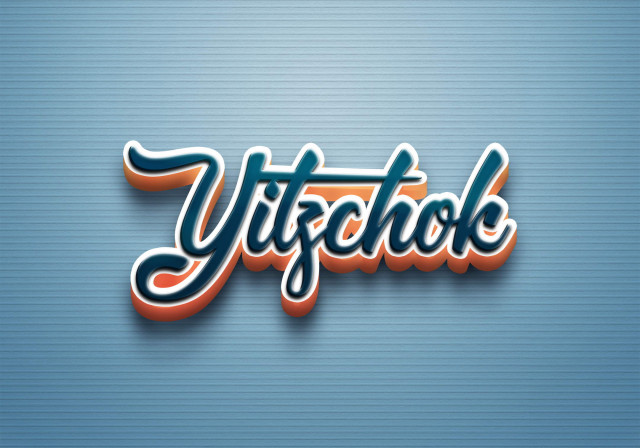 Free photo of Cursive Name DP: Yitzchok