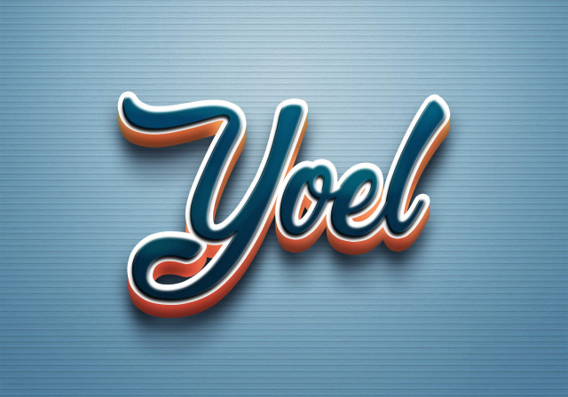 Free photo of Cursive Name DP: Yoel