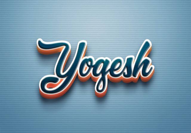 Free photo of Cursive Name DP: Yogesh