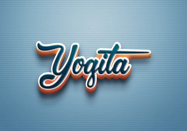 Free photo of Cursive Name DP: Yogita