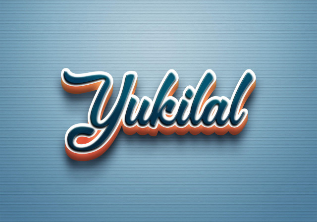 Free photo of Cursive Name DP: Yukilal