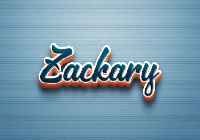 Free photo of Cursive Name DP: Zackary