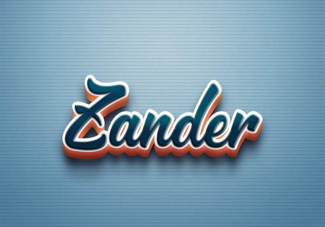 Free photo of Cursive Name DP: Zander