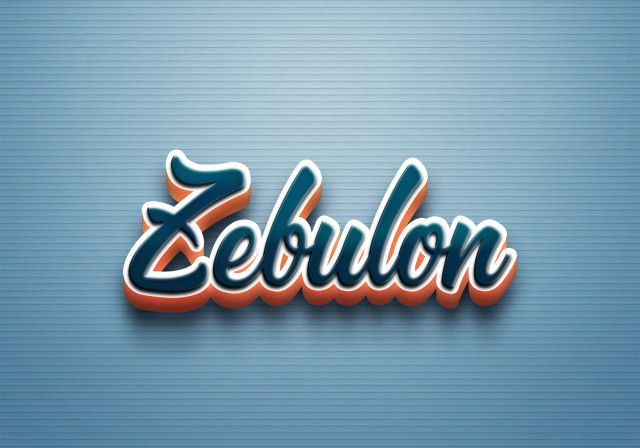 Free photo of Cursive Name DP: Zebulon