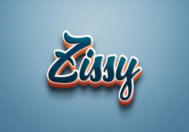 Free photo of Cursive Name DP: Zissy