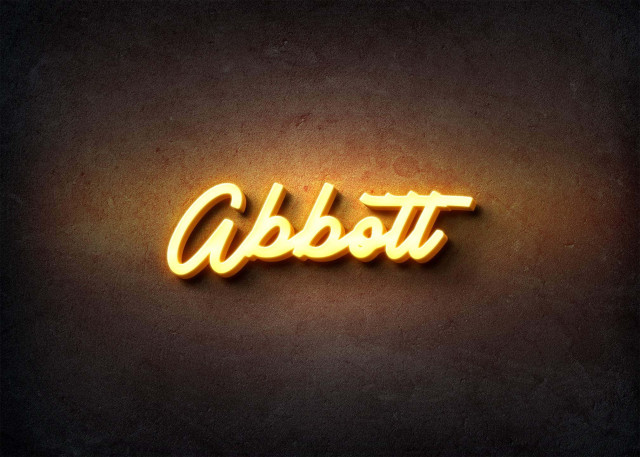 Free photo of Glow Name Profile Picture for Abbott