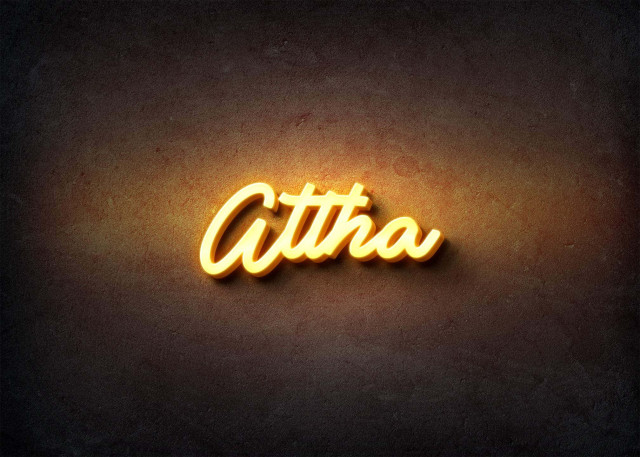 Free photo of Glow Name Profile Picture for Altha
