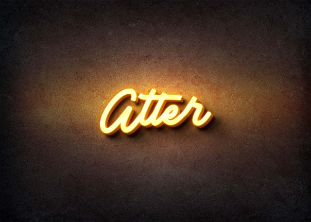 Free photo of Glow Name Profile Picture for Alter