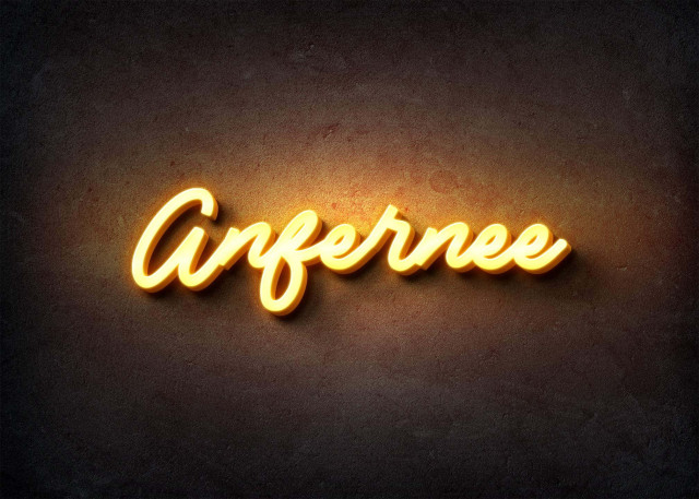 Free photo of Glow Name Profile Picture for Anfernee