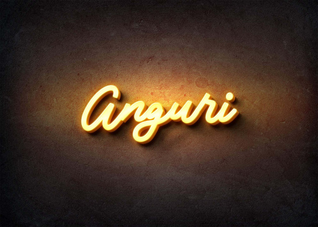 Free photo of Glow Name Profile Picture for Anguri