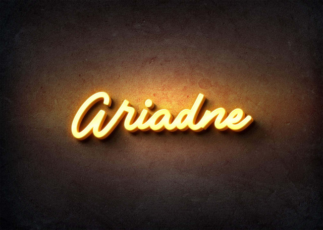 Free photo of Glow Name Profile Picture for Ariadne