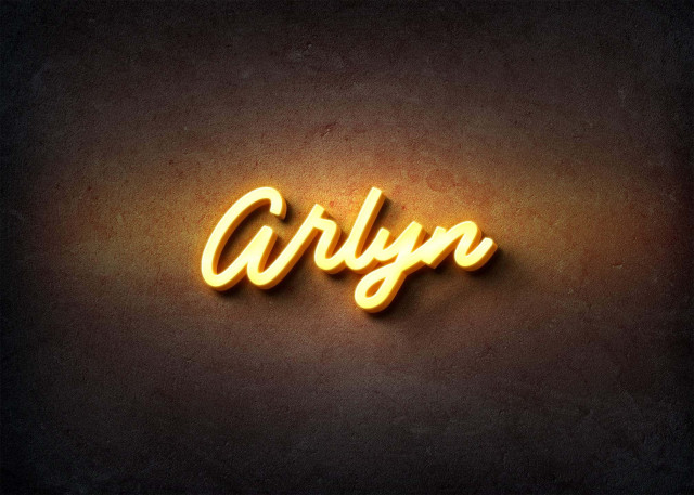 Free photo of Glow Name Profile Picture for Arlyn