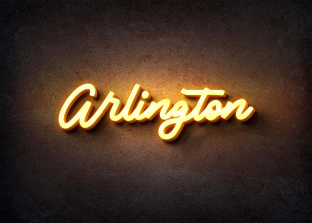 Free photo of Glow Name Profile Picture for Arlington