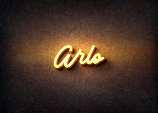 Free photo of Glow Name Profile Picture for Arlo