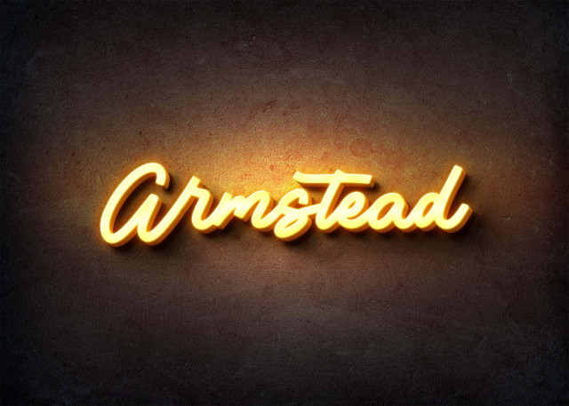 Free photo of Glow Name Profile Picture for Armstead