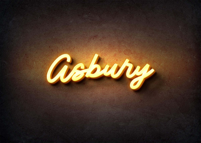 Free photo of Glow Name Profile Picture for Asbury