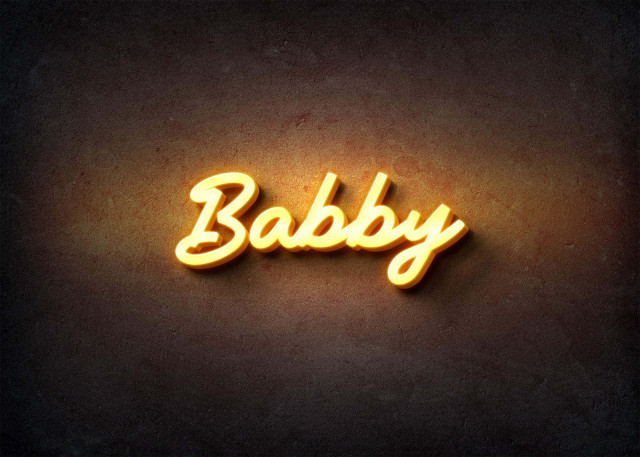 Free photo of Glow Name Profile Picture for Babby