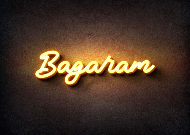 Free photo of Glow Name Profile Picture for Bagaram