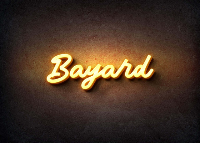 Free photo of Glow Name Profile Picture for Bayard