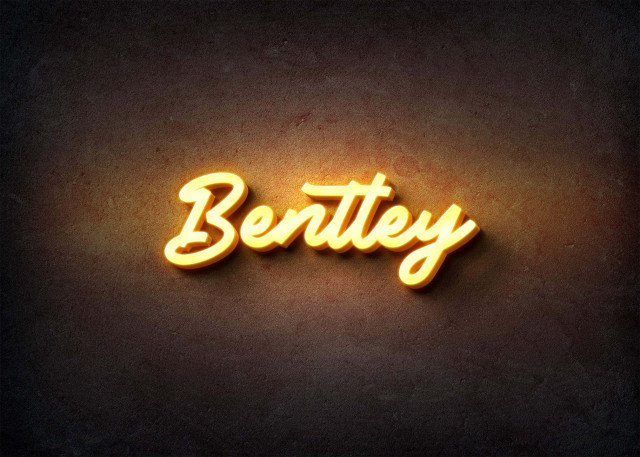 Free photo of Glow Name Profile Picture for Bentley