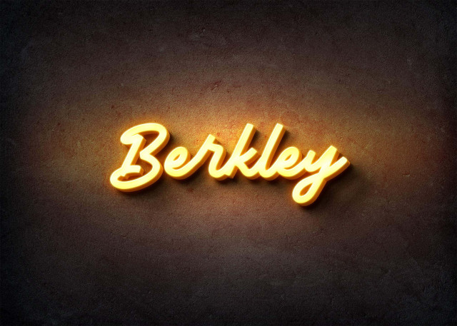 Free photo of Glow Name Profile Picture for Berkley