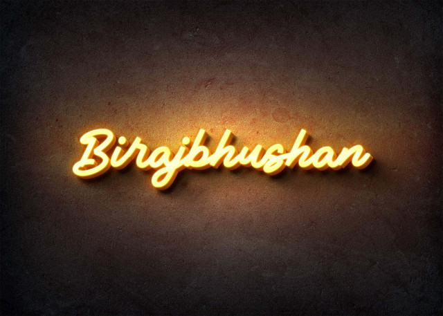 Free photo of Glow Name Profile Picture for Birajbhushan