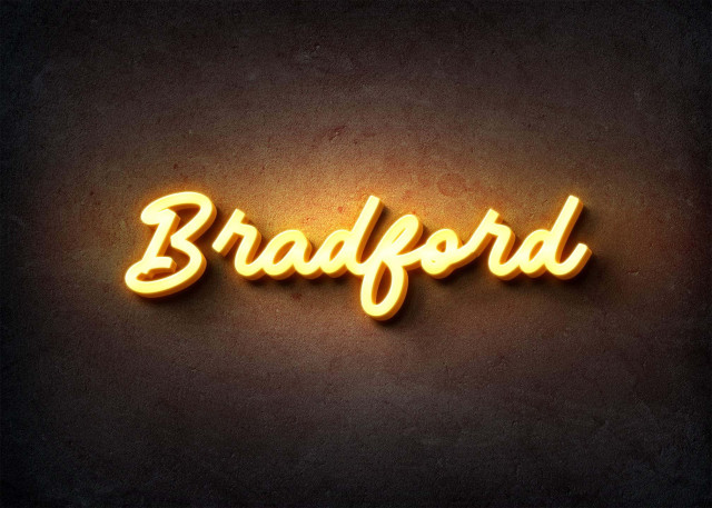Free photo of Glow Name Profile Picture for Bradford