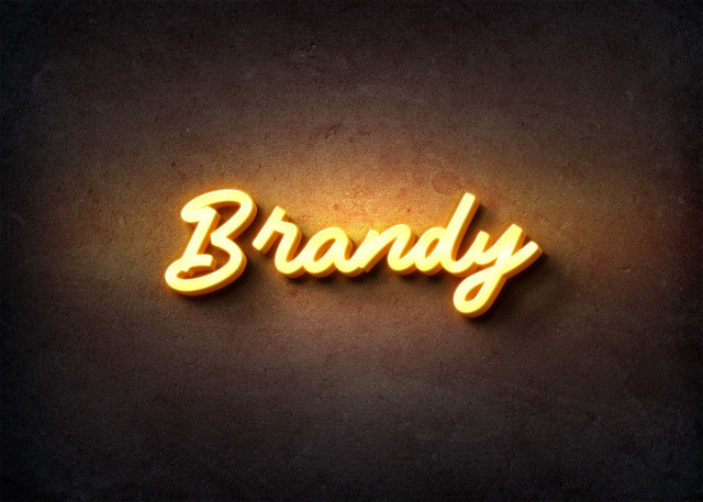 Free photo of Glow Name Profile Picture for Brandy