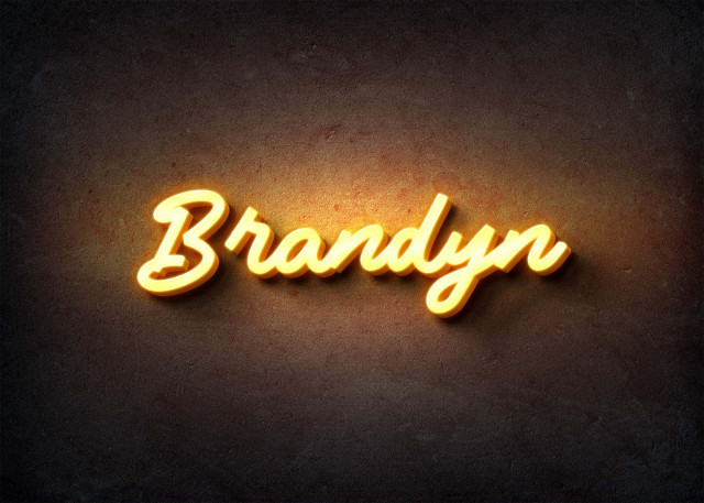 Free photo of Glow Name Profile Picture for Brandyn