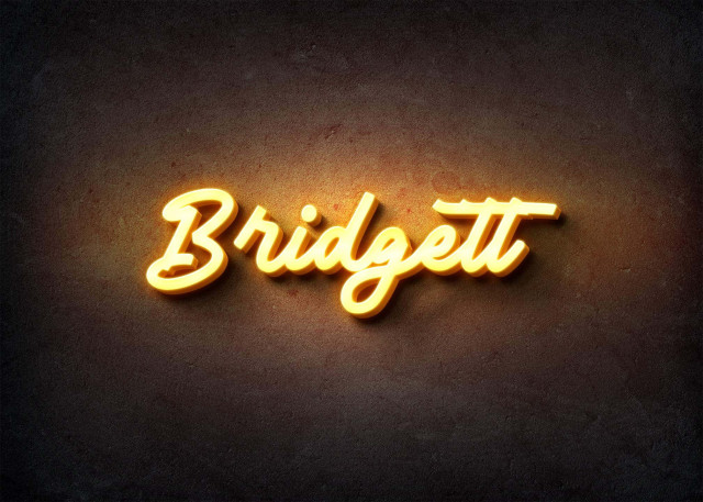 Free photo of Glow Name Profile Picture for Bridgett