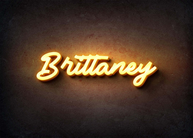 Free photo of Glow Name Profile Picture for Brittaney