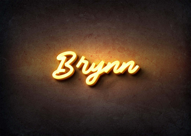 Free photo of Glow Name Profile Picture for Brynn