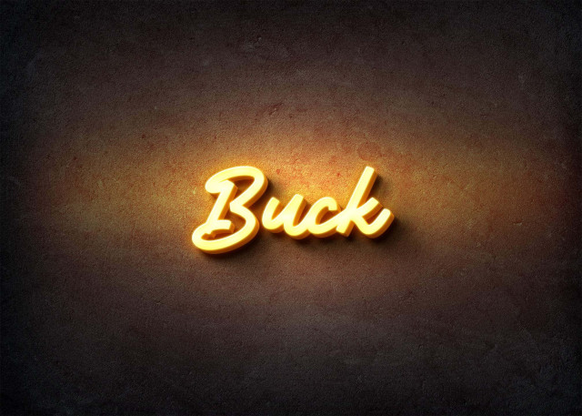 Free photo of Glow Name Profile Picture for Buck