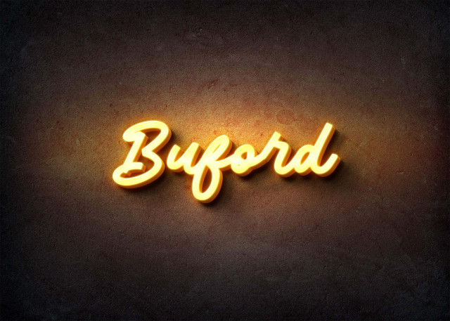 Free photo of Glow Name Profile Picture for Buford