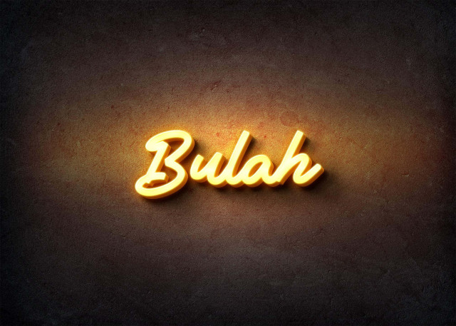 Free photo of Glow Name Profile Picture for Bulah