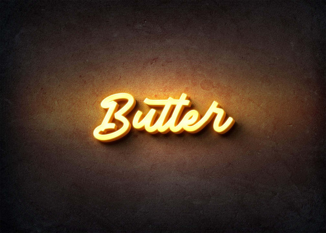 Free photo of Glow Name Profile Picture for Butler