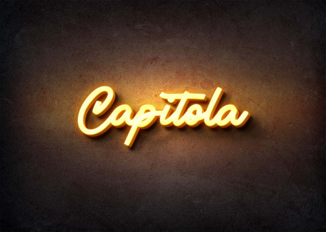 Free photo of Glow Name Profile Picture for Capitola