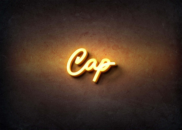 Free photo of Glow Name Profile Picture for Cap