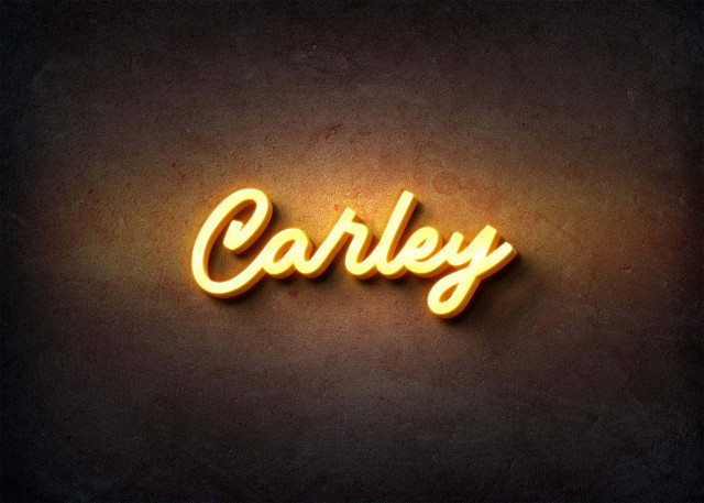 Free photo of Glow Name Profile Picture for Carley