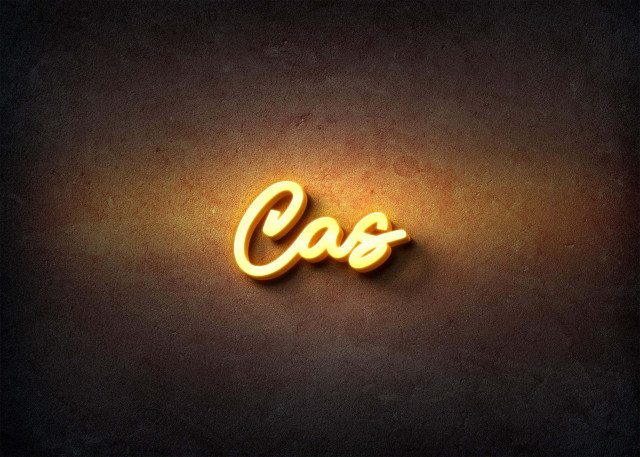Free photo of Glow Name Profile Picture for Cas