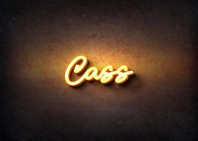 Free photo of Glow Name Profile Picture for Cass