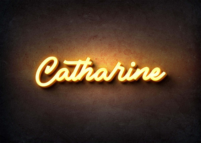 Free photo of Glow Name Profile Picture for Catharine