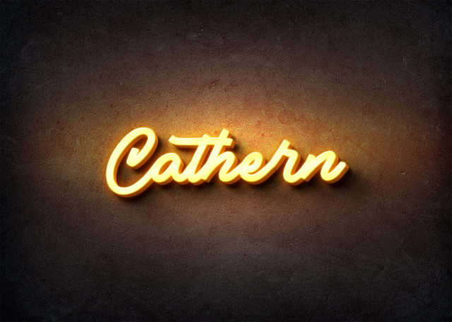 Free photo of Glow Name Profile Picture for Cathern