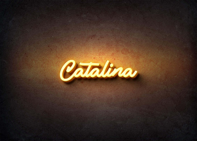 Free photo of Glow Name Profile Picture for Catalina