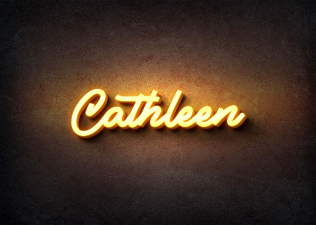 Free photo of Glow Name Profile Picture for Cathleen