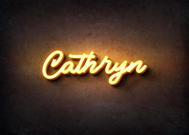 Free photo of Glow Name Profile Picture for Cathryn