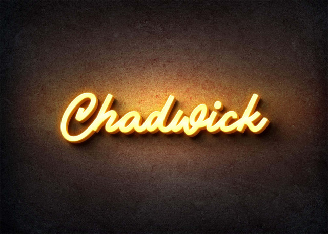 Free photo of Glow Name Profile Picture for Chadwick