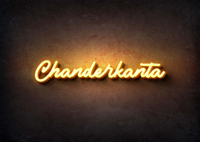Free photo of Glow Name Profile Picture for Chanderkanta
